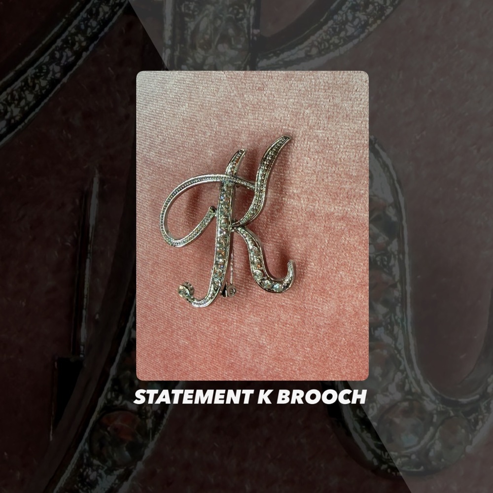 NWOT Statement K Brooch